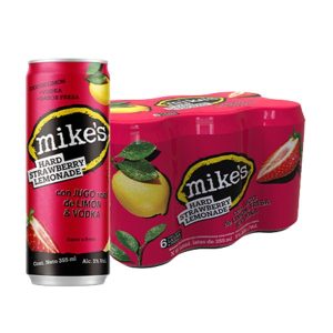 Mike's Fresa Bebida Alcohólica 355ML - Pack 6 (Latas)