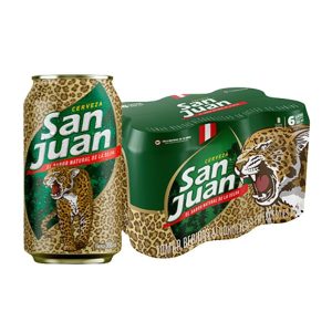 Cerveza San Juan 355ML - Pack 6 Latas